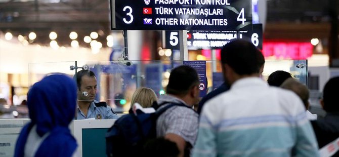 137 bin kişi Türkiye’yi terk etti