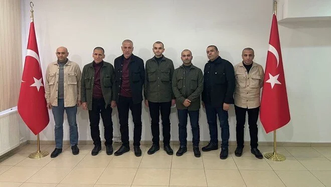 Libya’da 2 yıldır alıkonulan 7 Türk vatandaşı yurda getirildi